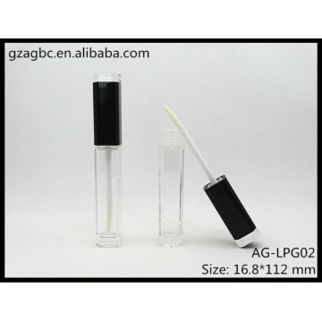 Hot sale&Empty Plastic Quadrate Lip Gloss Tube AG-LPG02, AGPM Cosmetic Packaging , Custom Colors/Logo